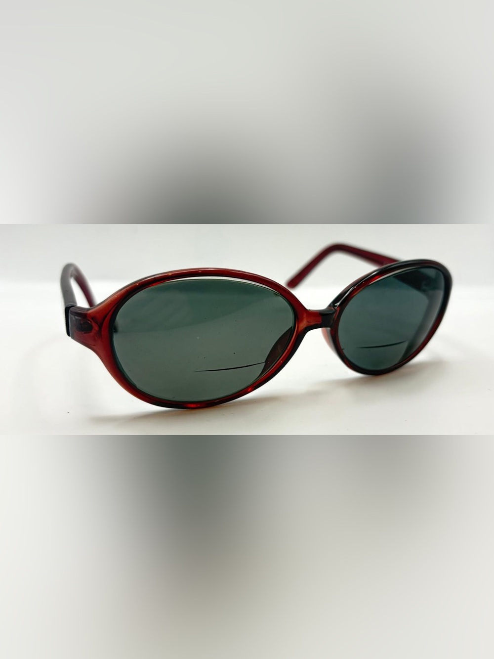 Lauren Hutton LS95PL Burgundy Oval Sunglasses Frames Only